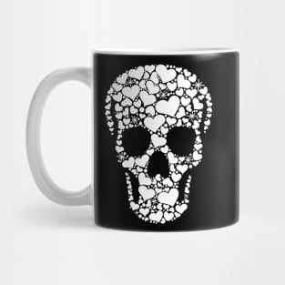 Skull with Hearts Mug